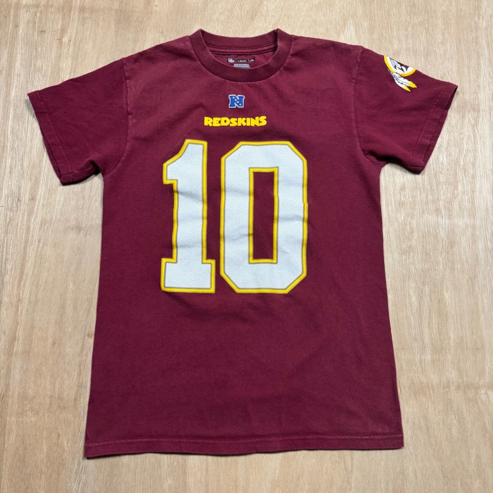 NFL Team Apparel Washington Redskins Griffin Neck Graphic TShirt Mens Size‎ L